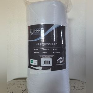 Sleep Philosophy Twin White Mattress Pad